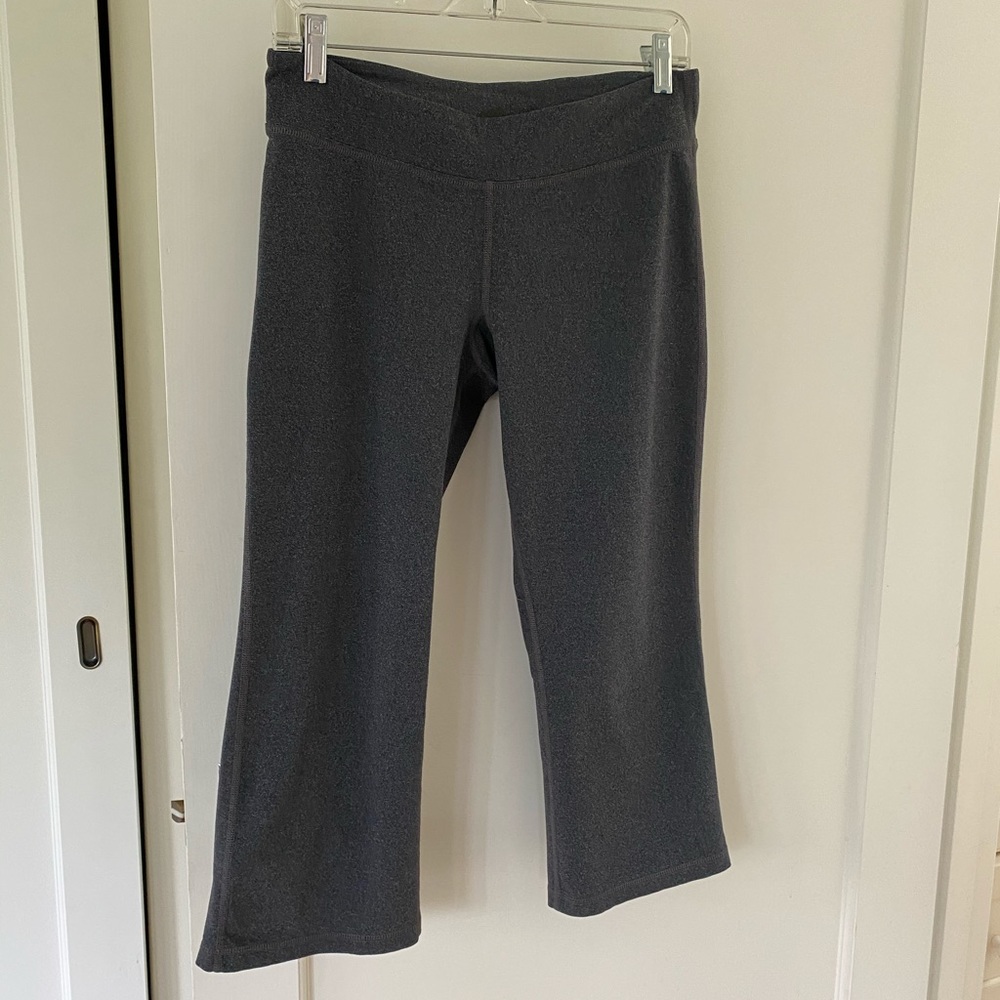 Grey Flare Capri Leggings